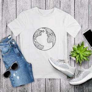 Globus svg, Weltkugel svg, Globus Silhouette, Globus Clipart, Erde svg, Erdesilhouette, Globus Cricut, Erde Vektor, Globus png, Globus svgs Bild 5