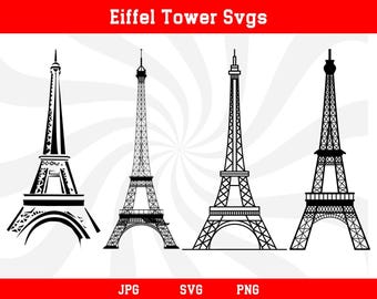 Eiffel tower svg, eiffel tower clipart, paris svg, travel svg, landmark svg, eiffel tower silhouette, eiffel tower vector, tower svg png