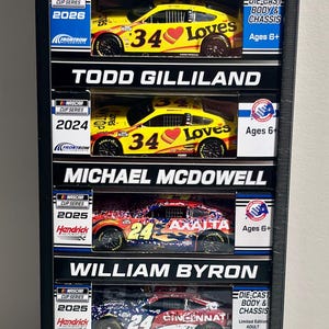 Nascar Display Case 1:64 - Etsy