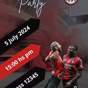 Carte d'anniversaire - Milan - Carte d'anniversaire