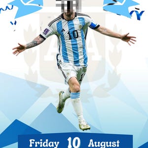 Birthday Card - Argentine Messi