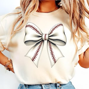 Sports Coquette Bow Clipart, Softball Bow Design, Coquette Softball Bow Png, Game Day Hair Bow PNG, Retro Baseball Ribbon Png, Png Design