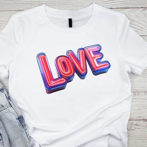 Retro Love Shirt, PNG, Download Sublimation Designs, Digital Prints, Love png, Love Download, Love Designs, Love Sweatshirt,Digital Download