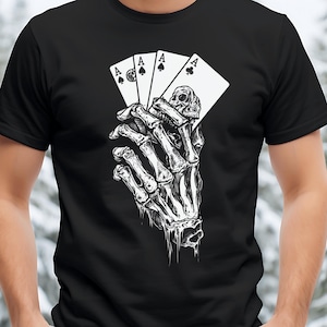 Chemise de poker squelette, png, poker png, t-shirt png drôle, chemise de poker, téléchargement par sublimation, Impressions numériques, téléchargement numérique, cartes de poker png thumbnail
