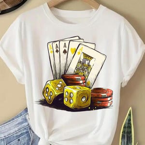 Gambling Life Png, Poker Night Png, Casino Style Png, Poker Chips Print, Dice and Cards Png, Poker Aces Png, Digital Prints,Digital Download
