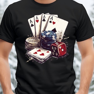 Poker Shirt Funny, Png, Retro Casino Bach Trip Tee, Funny T-Shirt Png, Poker Shirt, Download Sublimation, Digital Prints, Digital Download