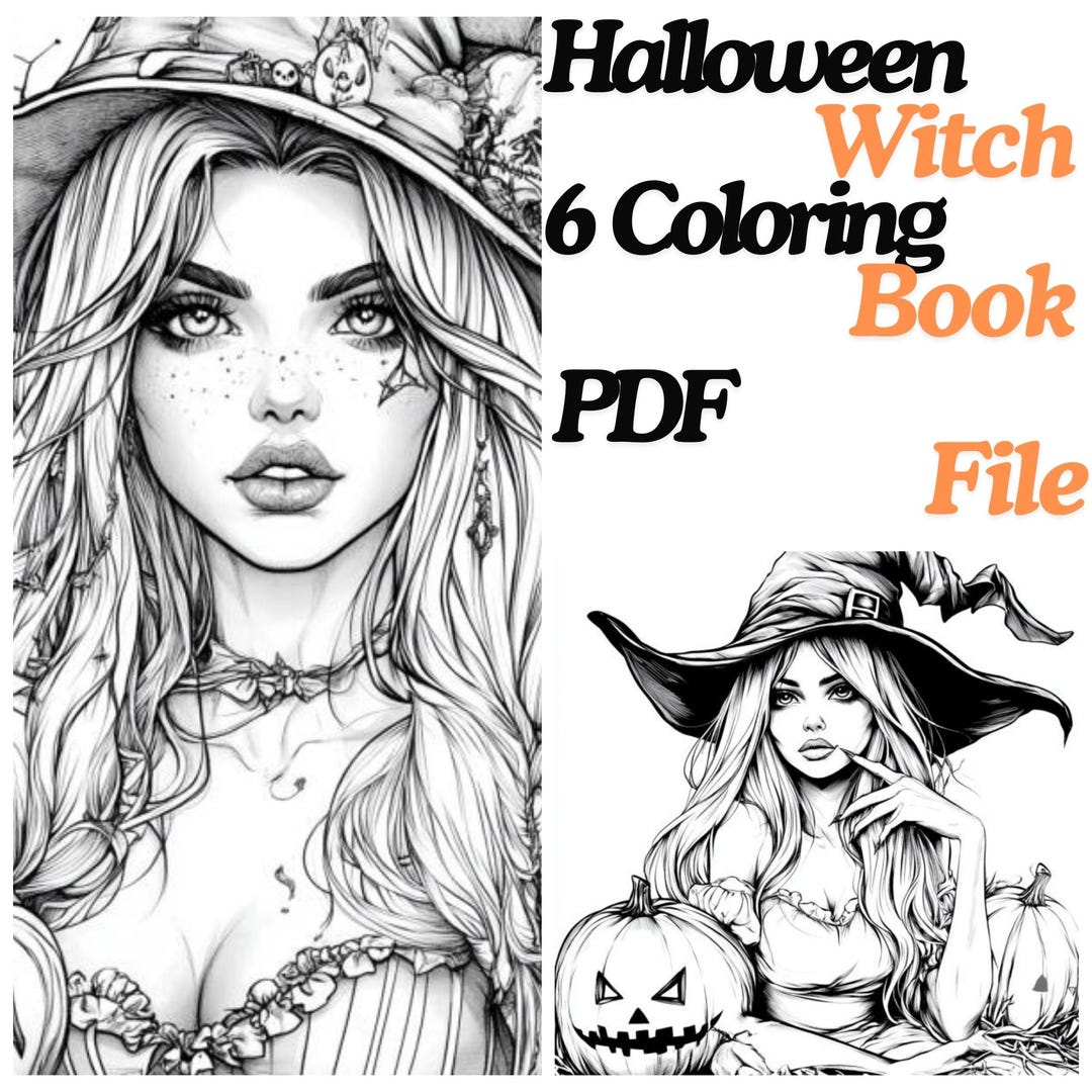Halloween Coloring Book Coloring Book Holiday Coloring Book for All
