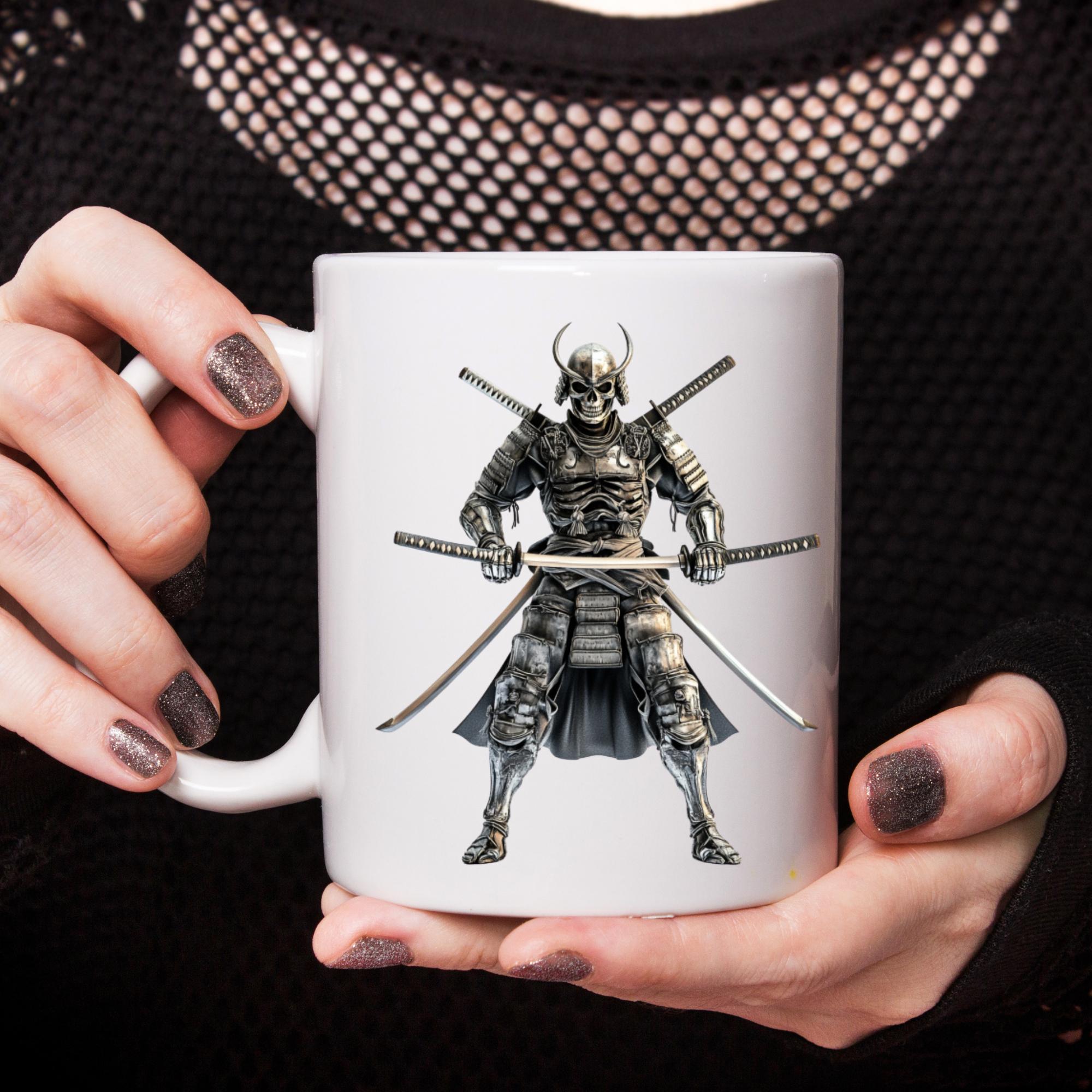 Samurai Skeleton Warrior Shirt Design: Digital Print (PNG) - Etsy