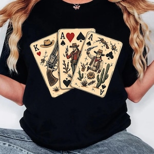 Western Poker Png, Cowboy Card Design, Wild West Playing Cards, Vintage Gambling Png, Retro Texas Holdem Png, Western Casino Art, Png Design