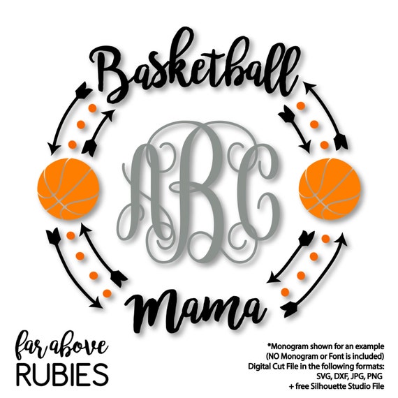 Download Basketball Mama Monogram Wreath Arrows monogram NOT ...