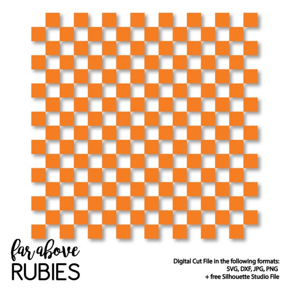 Checkerboard Pattern For Use In Your Own Designs Svg Dxf Etsy