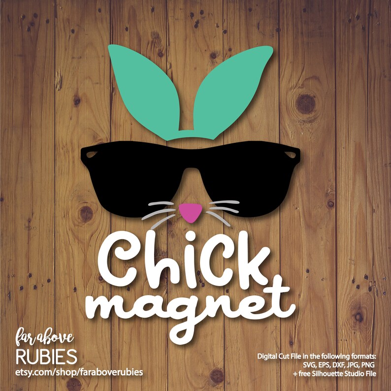 Download Easter SVG Chick magnet svg Bunny Sunglasses for Boys SVG ...
