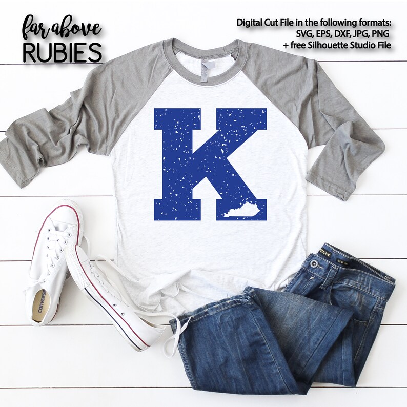 Download Distressed Kentucky Letter K SVG with KY State Shape SVG ...
