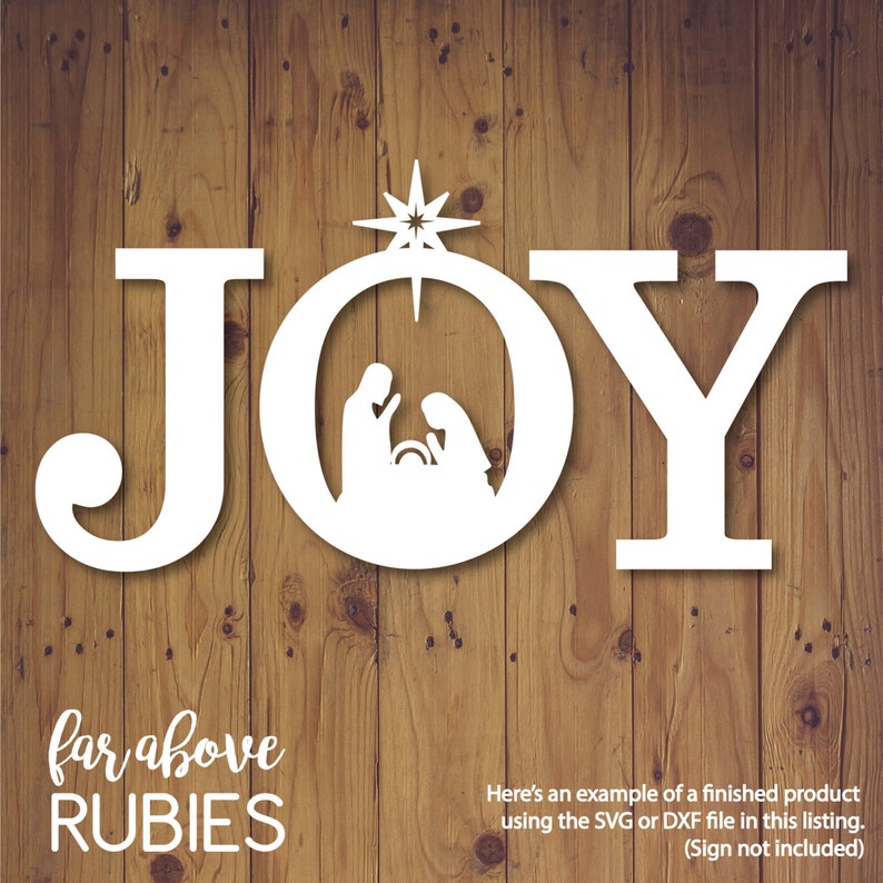 Download JOY Nativity Christmas Holiday SVG EPS dxf png jpg digital ...