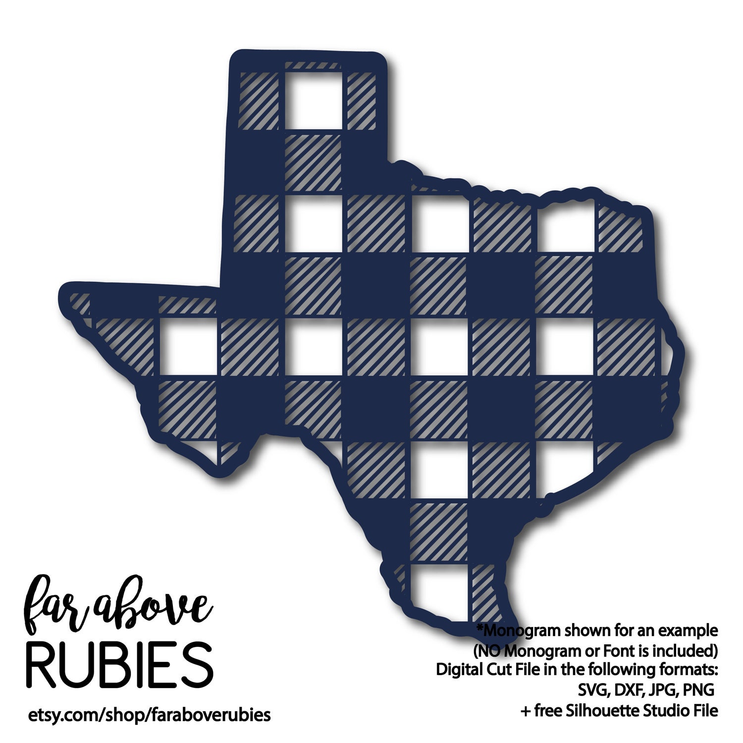 Download Texas State Shape with Buffalo Plaid Pattern SVG DXF png ...