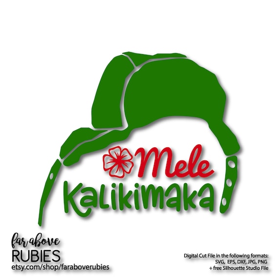 Download Mele Kalikimaka Christmas Holiday Vacation Hat SVG EPS dxf ...