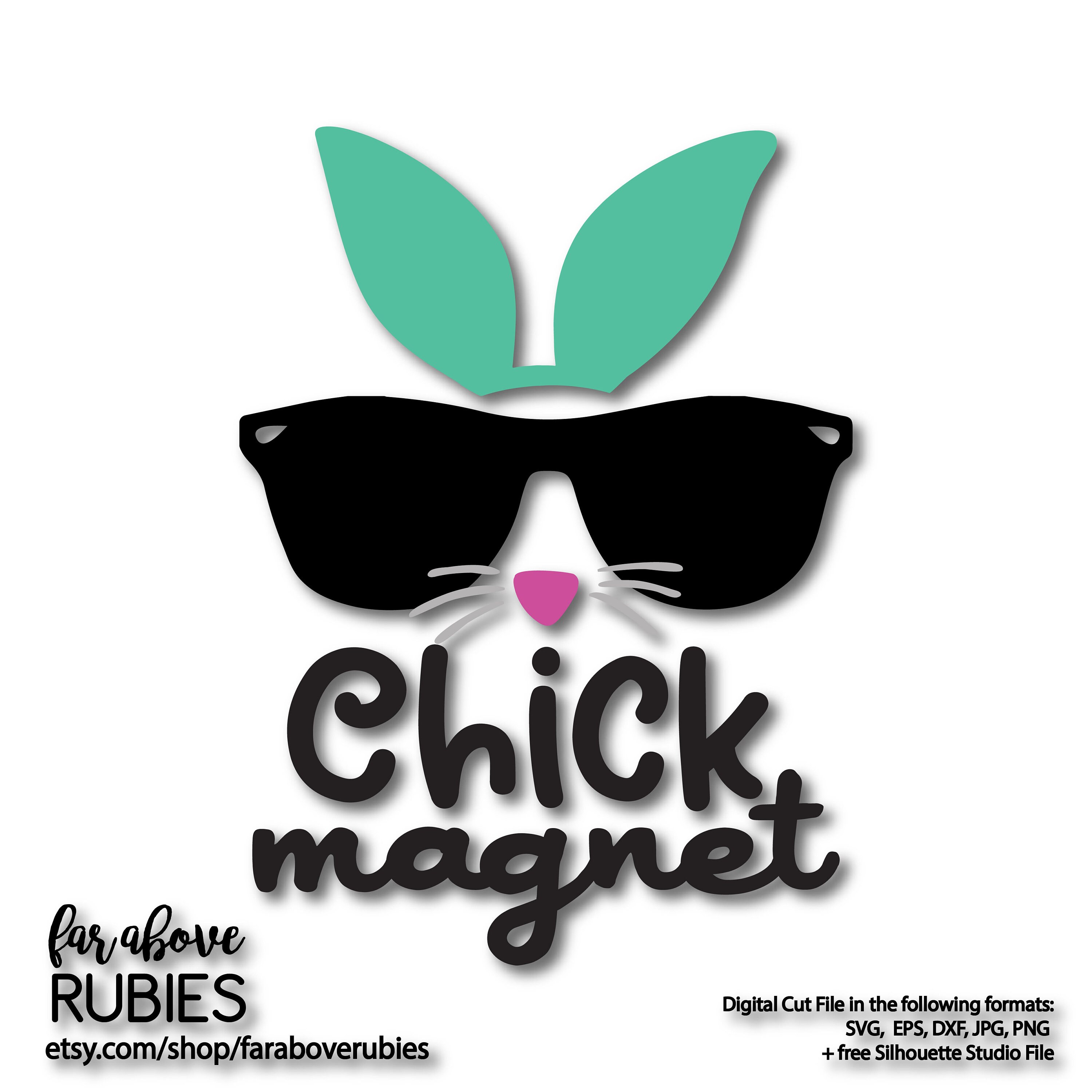 Download Easter SVG Chick magnet svg Bunny Sunglasses for Boys SVG ...