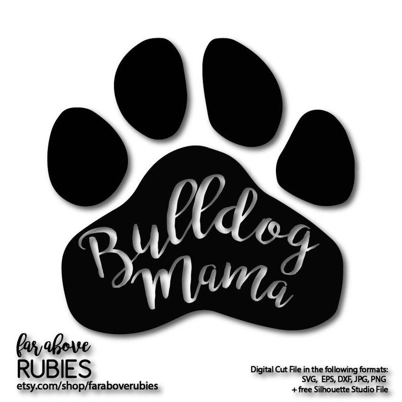 Free Free Bulldog Paw Print Svg Free 650 SVG PNG EPS DXF File