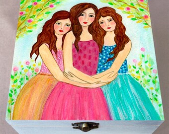 three sisters art print