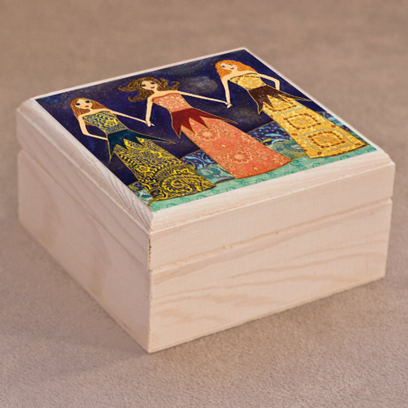 Best Friends Gift Jewelry Box Trinket Box Sister Gift Etsy