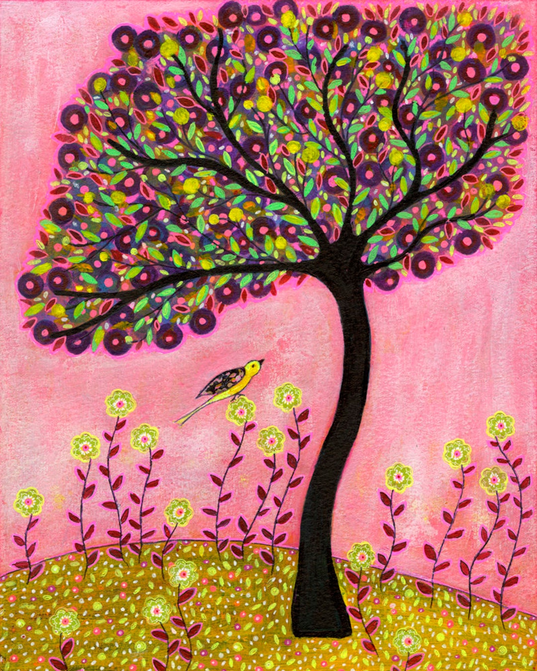 Art Print Tree Art Print tree Painting Large Wall Art Prints Giclee