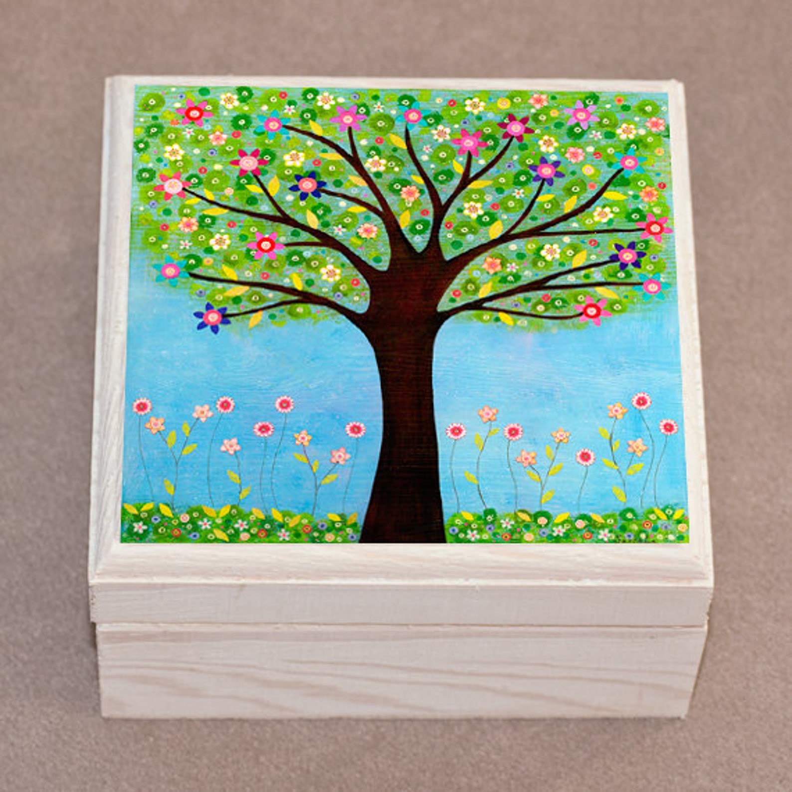 Jewelry Box Tree Jewelry Box Wooden Jewelry Box Handmade Etsy