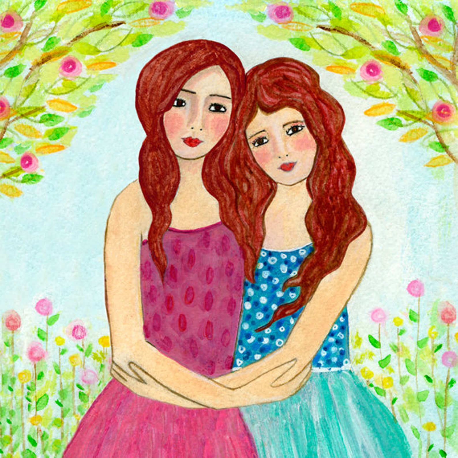 Рисунок для подруги