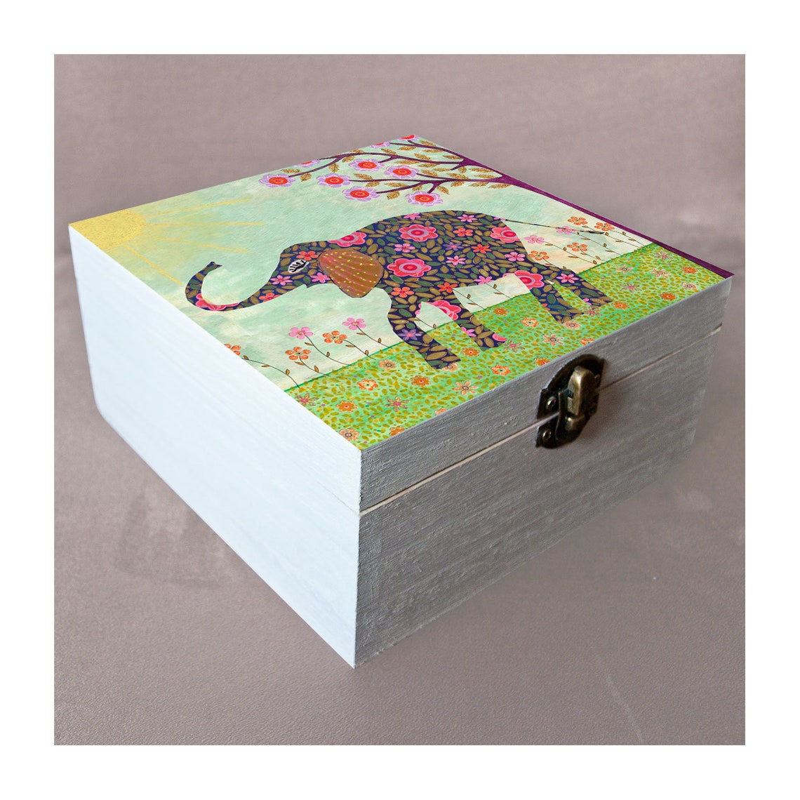 Elephant Jewelry Box Jewelry Box Elephant Jewelry Box Etsy