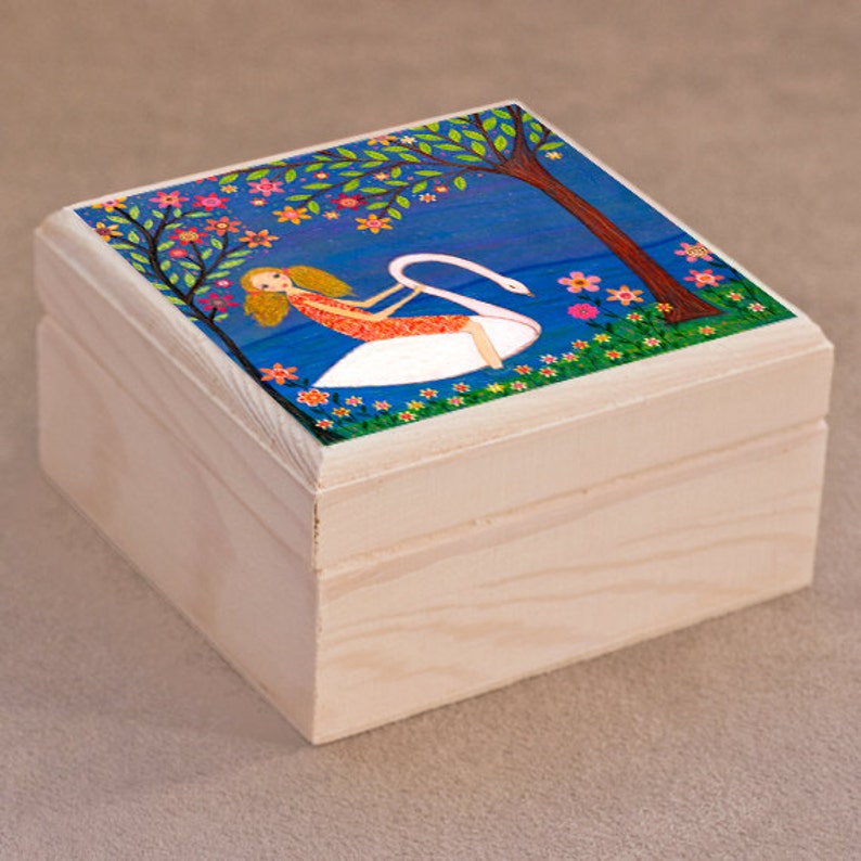 Swan Princess Jewelry Box Etsy