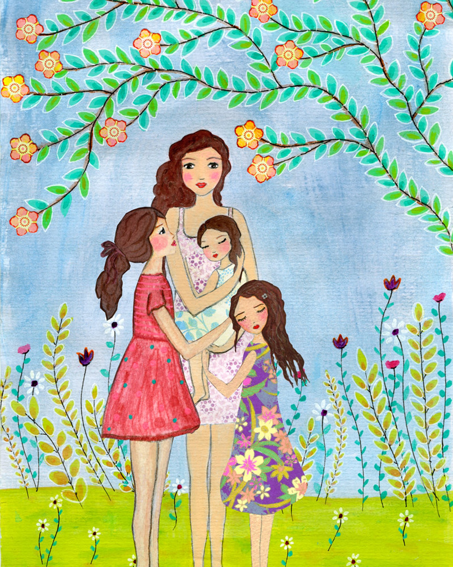 Mother And Daughter Peasnat Devianart - gsujsk6