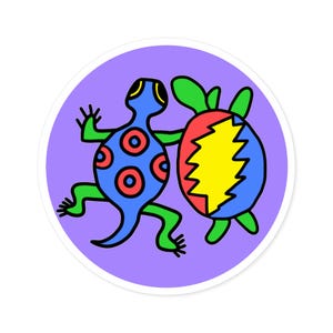 Phish Lizard & Terrapin Sticker
