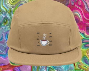 Phish Have A Cup Of Coffee Embroidered 5-Panel Hat