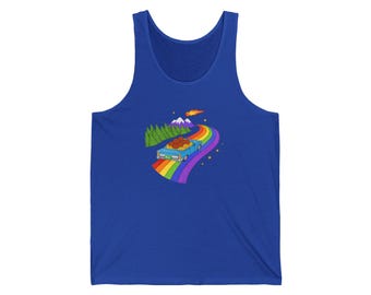 Phish Cadillac Rainbows Womens Tank Top