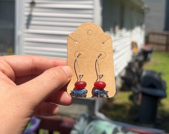 Phish Inspired Beaded Fish Earrings