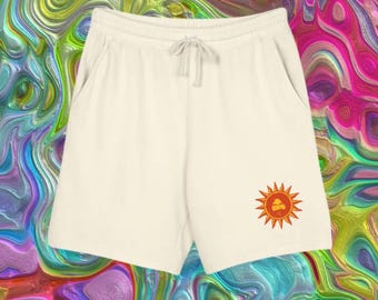 Jerry Garcia Orange Sunshine Unisex Adult Shorts