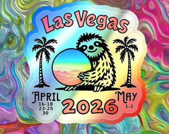 Phish Sphere Sloth Holographic Sticker
