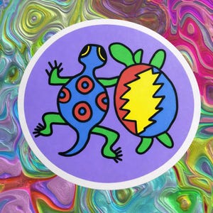 Phish Lizard & Terrapin Sticker