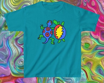 Phish Lizard & Terrapin Kids Short Sleeve Cotton Tee