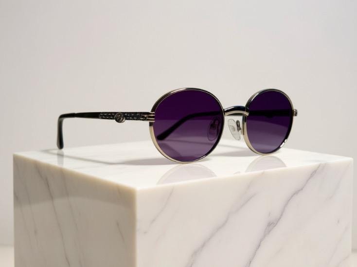 Bonano Portofino Silver Black Glasses Eyeglasses Sunglasses  display picture 2