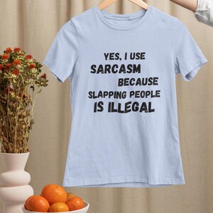 Yes I use sarcasm...Unisex Softstyle T-Shirt| Funny T-Shirt| Sassy Shirt| Sarcasm Tee| Gift for Her| Fun Apparel| Gift for Sister| Sassy Tee