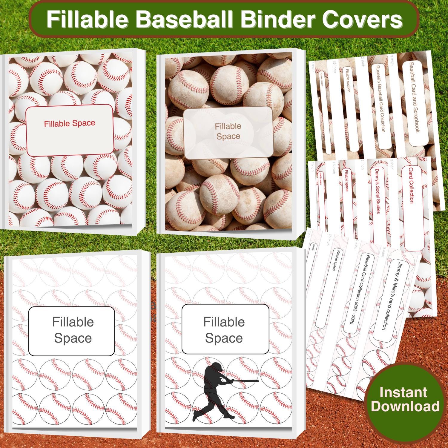 Baseball Three Ring Binder - Etsy
