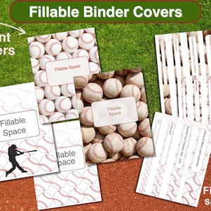Capa de fichário para amantes de beisebol, colecionador de cartões de beisebol, material escolar da liga infantil, capa de livro para fãs de beisebol, organizador de cartões de beisebol, cartão colecionável