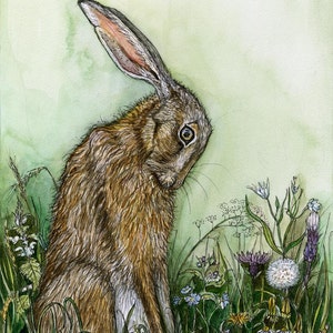 HARE Art Print