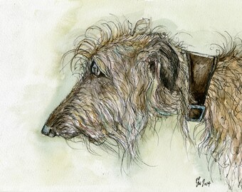 Greyhound Art Print