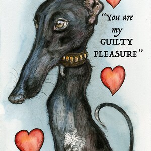 Greyhound Art Dog Print