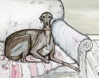 Italian Greyhound  Art Print