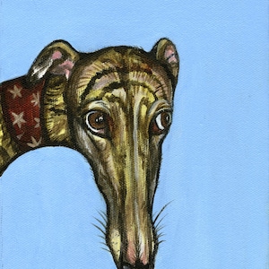 Greyhound Art Dog Print