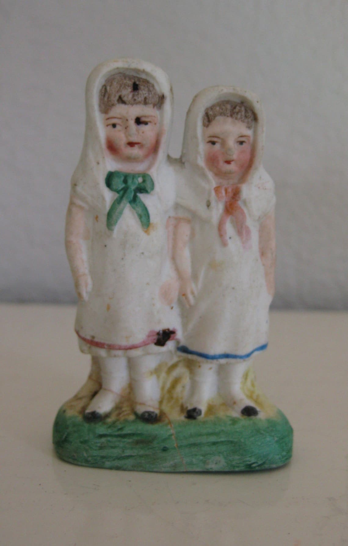 SALE Antique German Bisque Porcelain Little Girls Figurine Etsy