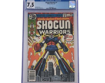 Marvel Comics Shogun Warriors #1 Marvel Comics 02/79 Páginas blancas CGC Calificación 7.5