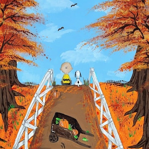 Pee nuts char. lie brown! Fall pumpkin prints